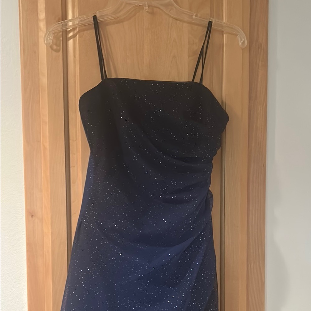 Elegant Navy Blue Dress